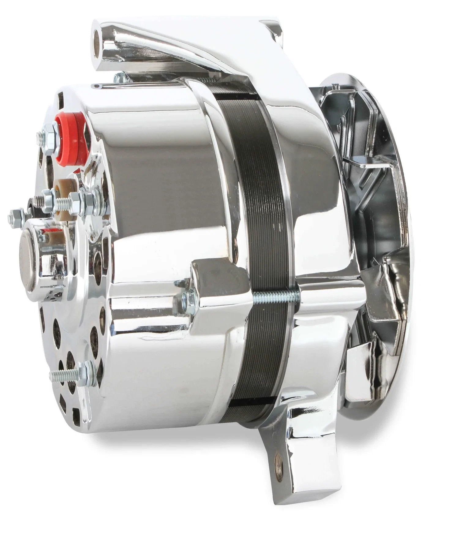 Mr. Gasket Chrome Alternator-Ford 80 Amp - 5124